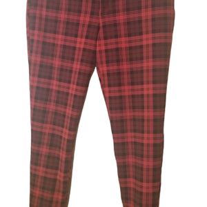 Women's buffalo print pants